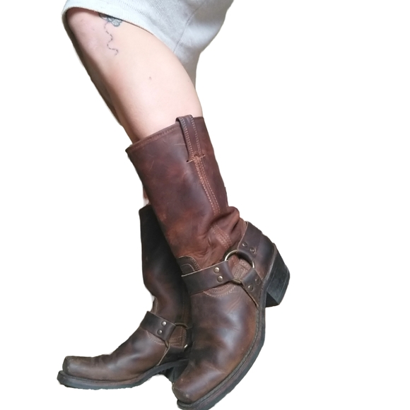 Frye Harness Boots - Picture 4 of 8